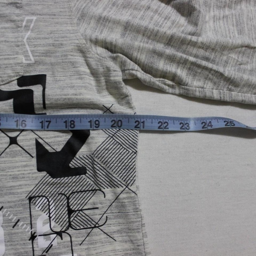 Mens Y2K Longsleeve Henley Skater Grunge Abstract Point Zero Projek Raw Shirt - Picture 4 of 7